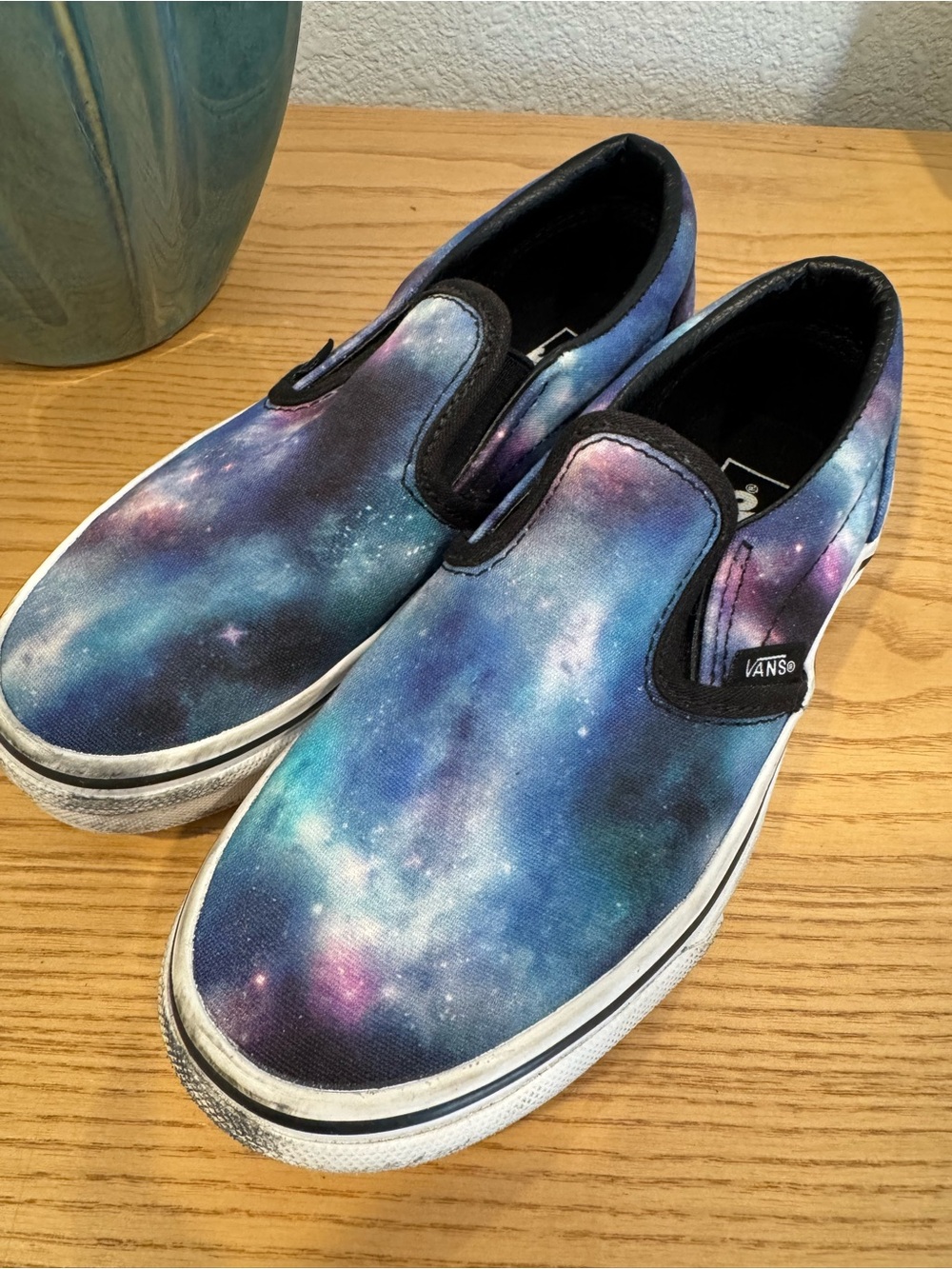Vans Kids Slip-On Sneakers Galaxy Blue Purple